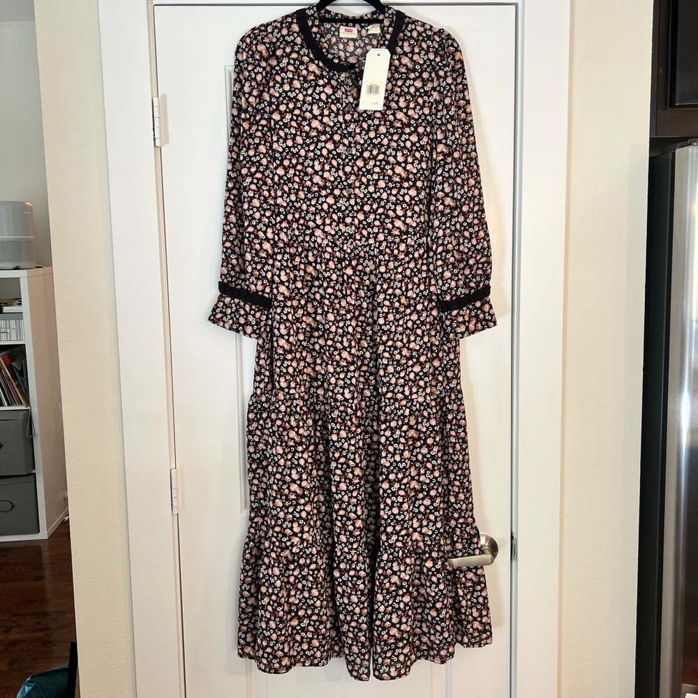 Levi’s floral maxi dress - SZ L